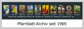 Pfarrblatt-Archiv seit 1969